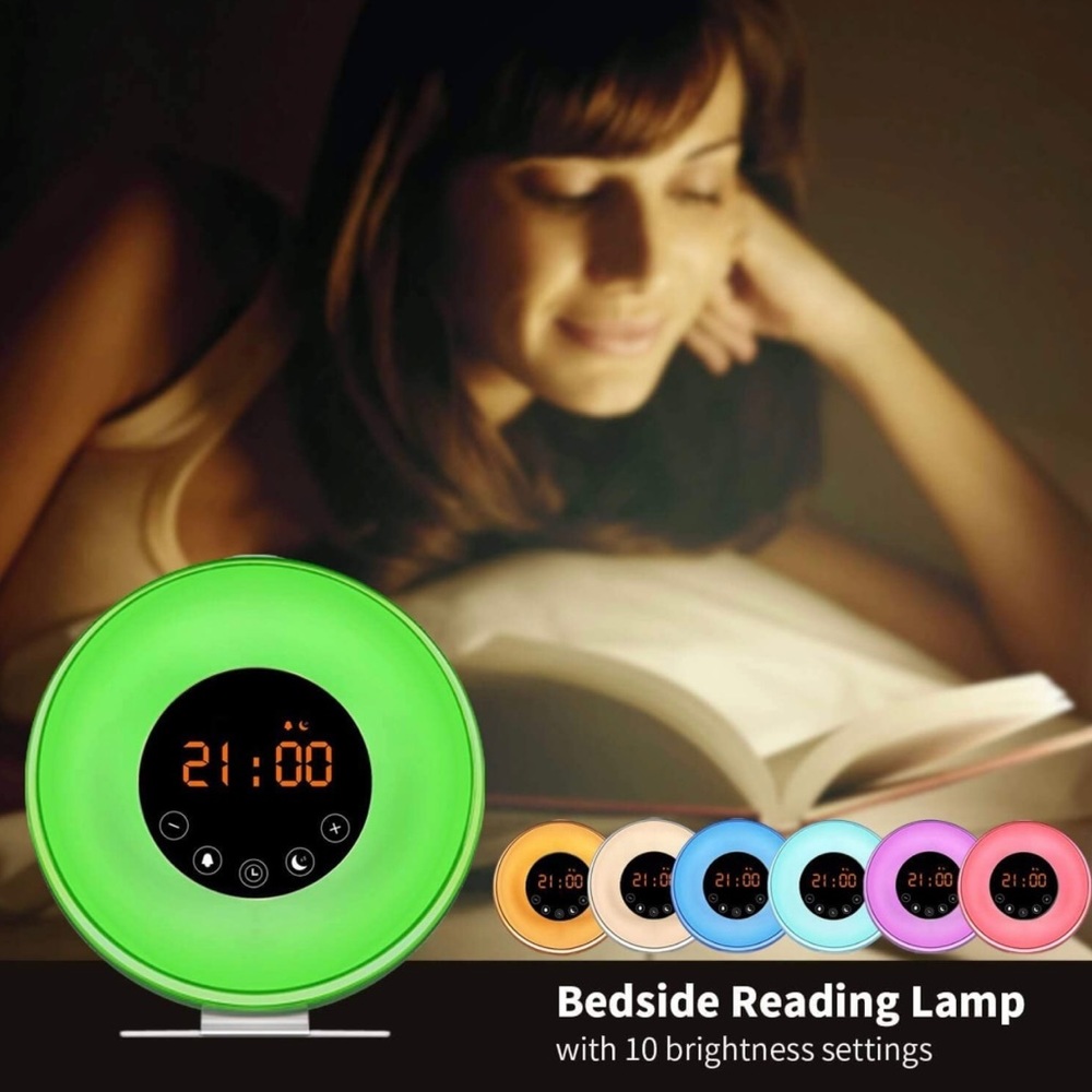 BrandNew Alarm Clock with Wake-Up light Sunrise Simulation and FM Radio Function - Picture 9 of 10